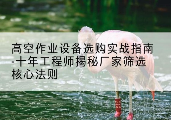湘东剪叉式升降机厂家-高空作业设备选购实战指南-十年工程师揭秘厂家筛选核心法则
